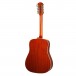 Epiphone Masterbilt Hummingbird 12-String Electro Acoustic, Sunburst - Back