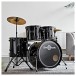 BDK-1 Full Size Starter Drum Kit by Gear4music, Black