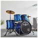 BDK-1 Full Size Starter Drum Kit + Practice Pack, Blue