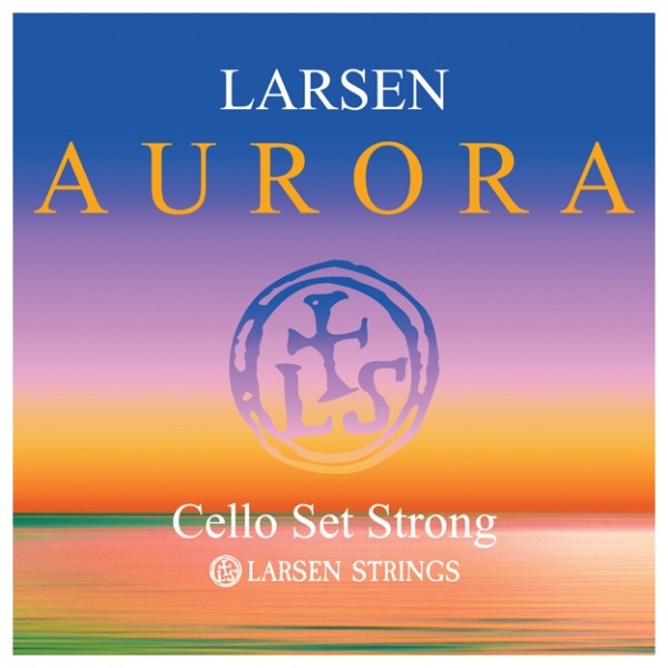 Larsen Aurora Cello String Set, 4/4 Size, Heavy
