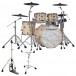 Roland VAD-706 Electronic Drum Kit, Gloss Natural with Hardware Pack