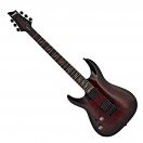 Schecter Omen Elite-6 Left Handed, Black Cherry Burst