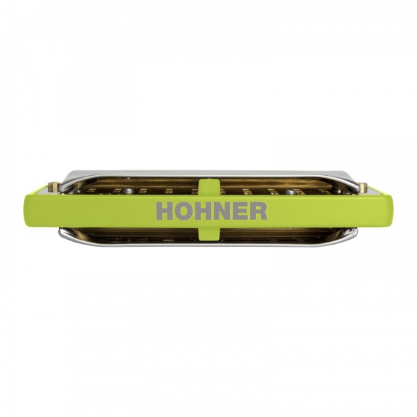 Hohner Rocket-Amp Harmonica, F side view