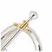 Odyssey OFG1300SG Flugel Horn, Silver and Gold