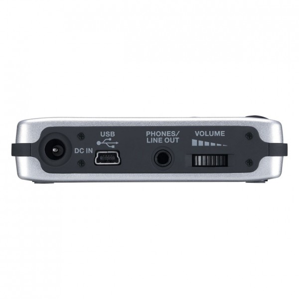 Boss Micro BR BR-80 Digital Recorder with Headphones side