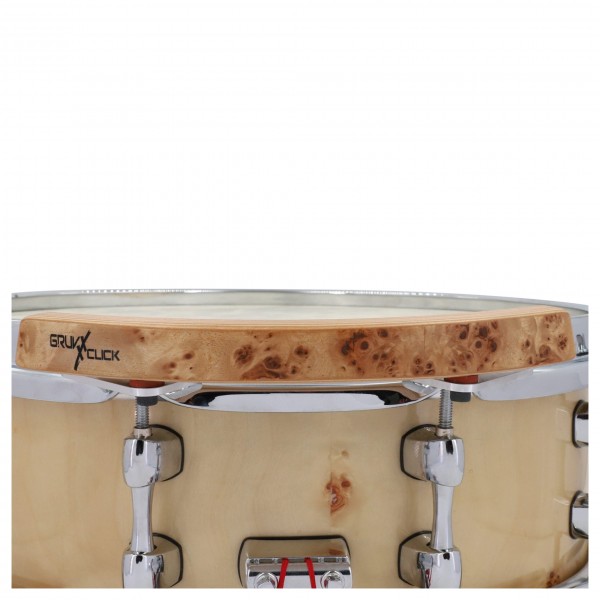 X-Click by Gruv-X, Exotic Mappa Burl Snare
