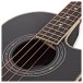 Roundback Electro Acoustic Bass Guitar by Gear4music, Black