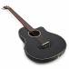 Roundback Electro Acoustic Bass Guitar by Gear4music, Black