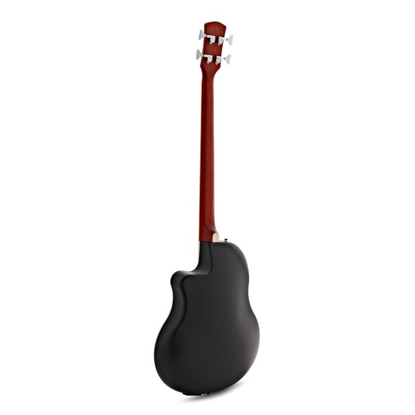 Roundback Electro Acoustic Bass Guitar by Gear4music, Black