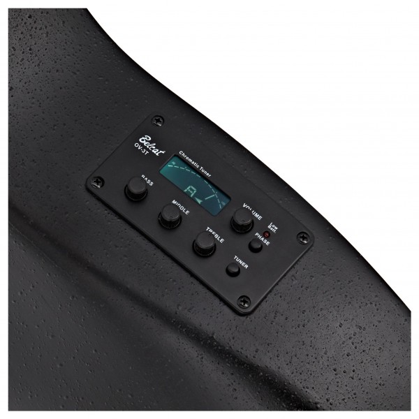 Roundback Electro Acoustic Bass Guitar + 35W Amp Pack, Black