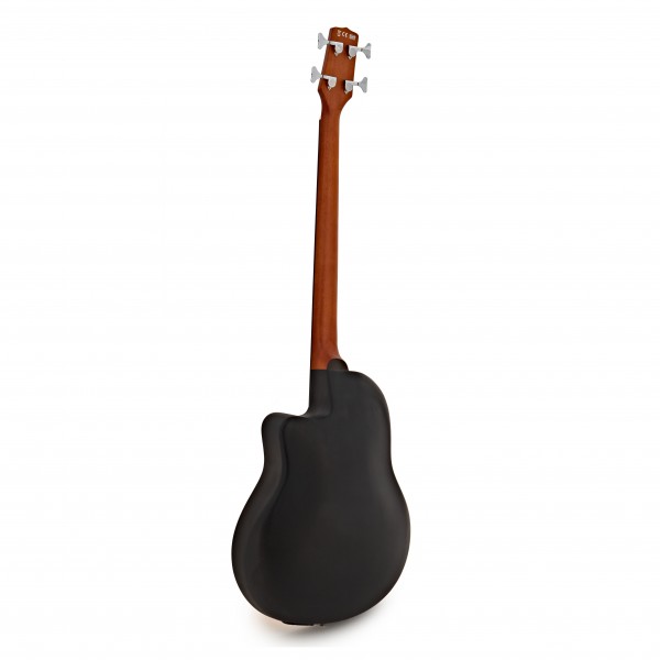 Roundback Electro Acoustic Bass Guitar + 35W Amp Pack, Black