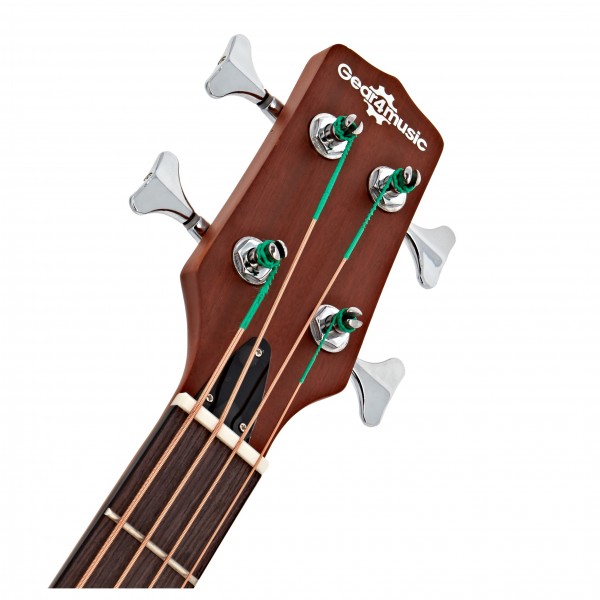 Roundback Electro Acoustic Bass Guitar + 35W Amp Pack, Black