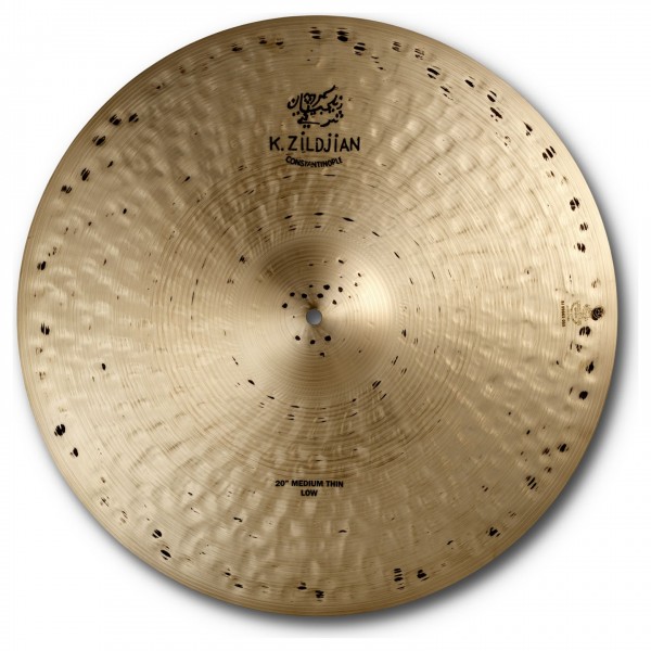 Zildjian K Constantinople 20" Medium Thin Ride Cymbal, Low Top