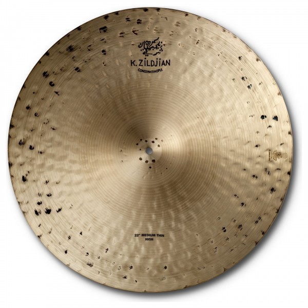 Zildjian K Constantinople 22" Medium Thin Ride Cymbal, High Top