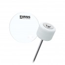 Evans EQ Single Pedal Patch, Clear Plastic