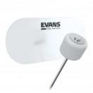 Evans EQ Double Pedal Patch, Clear Plastic