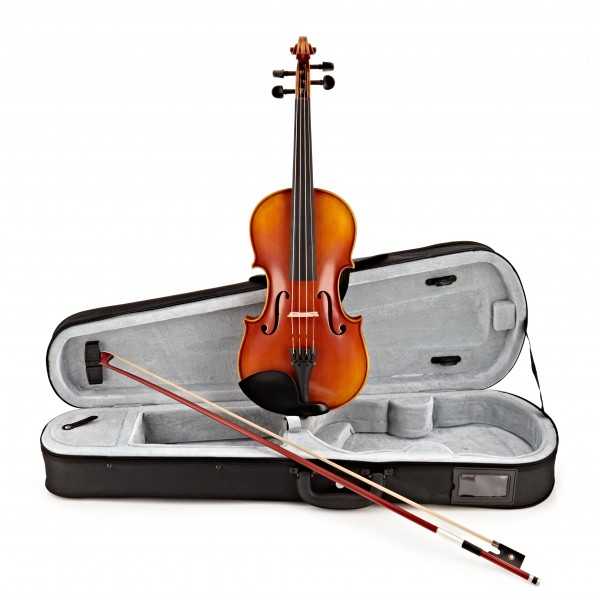 Gewa Maestro 1 Violin Outfit, Bulletwood Bow, Shaped Case