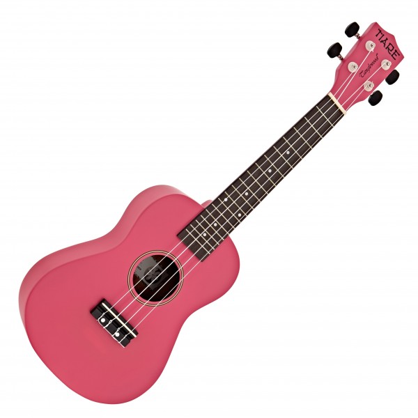 Tanglewood TWTCP Tiare Concert Size Ukulele, Hot Pink