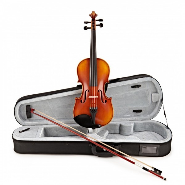 Gewa Maestro 1 3/4 Violin Outfit, Bulletwood Bow, Shaped Case