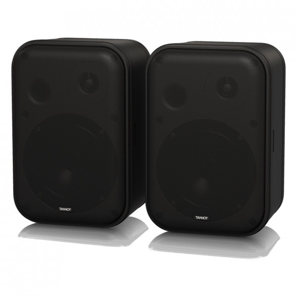 Tannoy VMS 1 5" Installation Speakers, Black - Angled Left