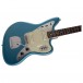 Fender MIJ Traditional 60s Jaguar, Lake Placid Blue body angle