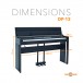 DP-12 Digital Piano by Gear4music + Accessory Pack, Matte Black
