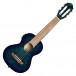 Ortega Timber Series Electro Guitarlele, Blue Fade - Front View