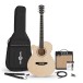 Single Cutaway Left Handed Electro Acoustic Guitar + 15W Amp Pack