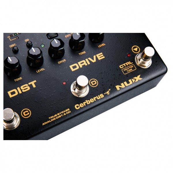 NUX Cerberus Integrated Effects & Controller distortion and drive