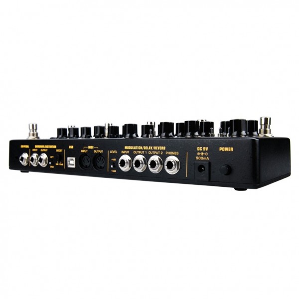 NUX Cerberus Integrated Effects & Controller angle