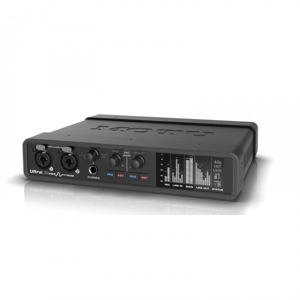 MOTU Ultralite MK5 USB Audio Interface - Angled