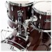 Pearl Roadshow 5pc USA Fusion Drum Kit w/Sabian Cymbals, Red Wine