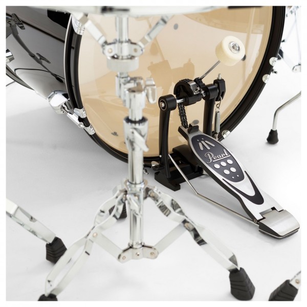Pearl Roadshow 5pc Fusion Drum Kit w/Sabian Cymbals, Jet Black
