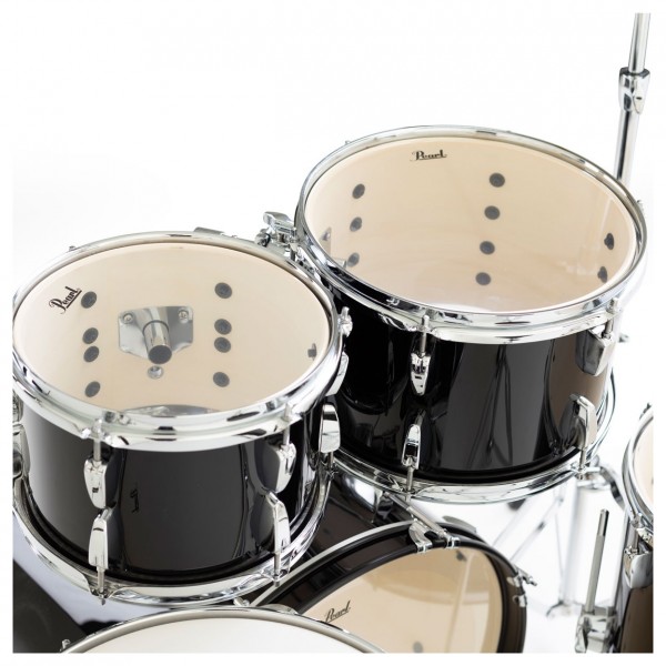 Pearl Roadshow 5pc USA Fusion Kit w/3 Sabian Cymabls, Jet Black