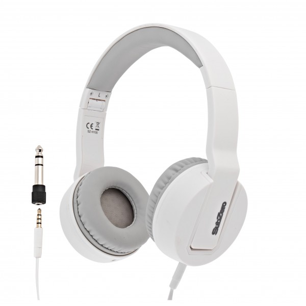 SubZero SZ-H100 Stereo Headphones, White