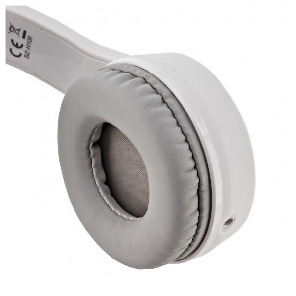 SubZero SZ-H100 Stereo Headphones, White