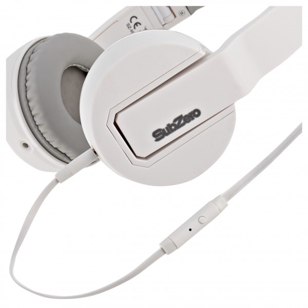 SubZero SZ-H100 Stereo Headphones, White