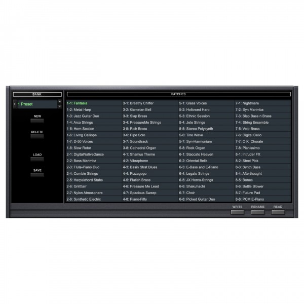 D-50 Software Synthesizer - Presets