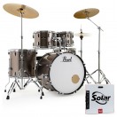 Pearl Roadshow 5pc USA Fusion Kit w/3 Sabian Cymbals, Bronze