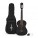 Deluxe 3/4 Classical Guitar Pack, Black, by Gear4music