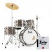 Pearl Roadshow 5-teiliges Kompakt-Drumset mit Sabian-Becken, Bronze Metallic
