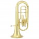 Jupiter JBR700 Baritone Horn, Clear Lacquer - upside down