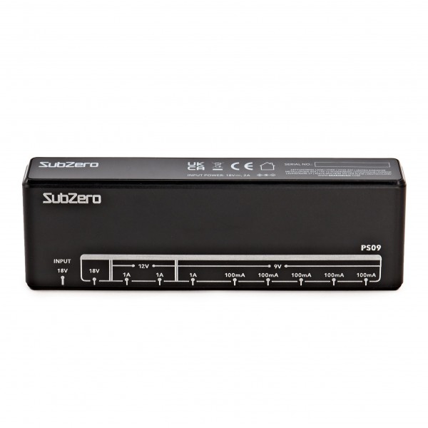 SubZero Guitar Pedal and Pedal Board - Rock Pack