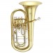 Jupiter JEP1000 Euphonium, Clear Lacquer - back