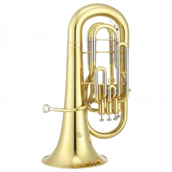 Jupiter JEP1000 Euphonium, Clear Lacquer - upside down