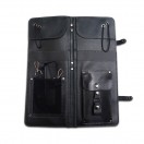 Ahead Black Handmade Leather Drumstick Bag