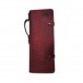 Ahead Burgundy Handmade Leather Drumstick Bag Outer