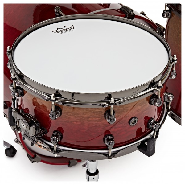Pearl Masterworks 22'' 5pc Shell Pack, Red Fade over Eucalyptus