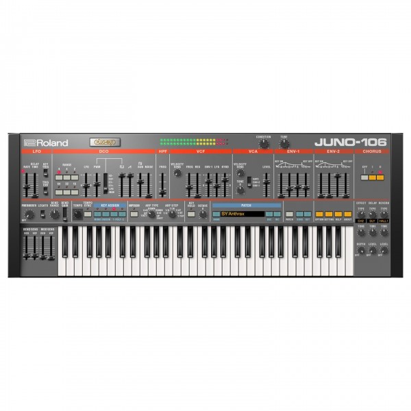 Roland Cloud Juno-106 Virtual Instrument - Lifetime Key - Main Window