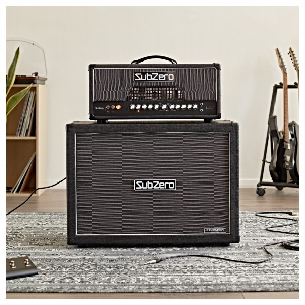 SubZero Saturn-50VR Tube Amp 2 x 12" V30 Stack